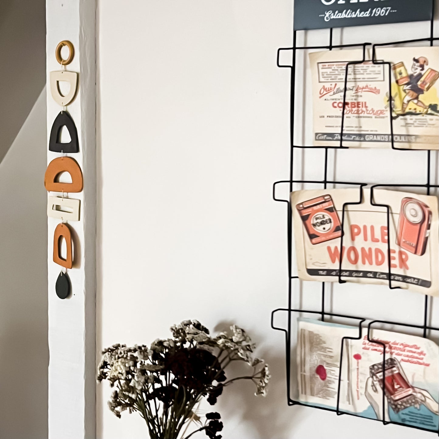 Hygge et Wabi Sabi, Bijoux de mur en argile fait a la main dans le sud ouest de la france