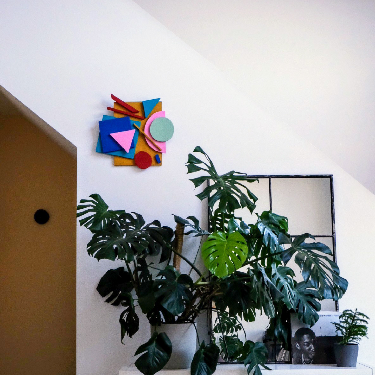 Décoration géométrique et colorée moderne