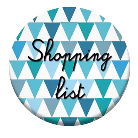 aimant liste de course a coller sur votre frigo