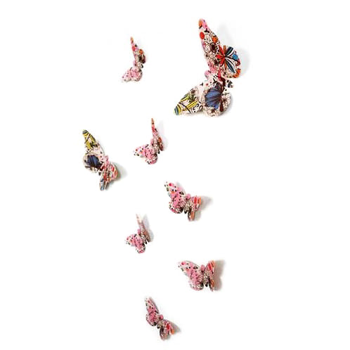 Stickers Papillons en relief, à motif